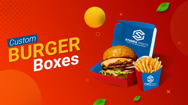 Custom Kraft Burger Boxes